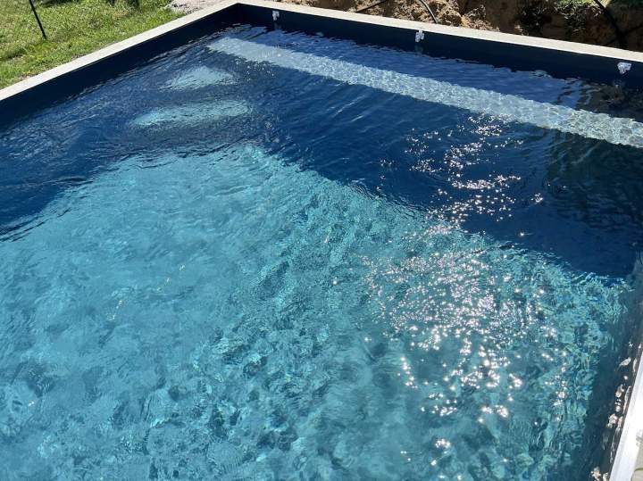 Piscine à membrane bleue Dax